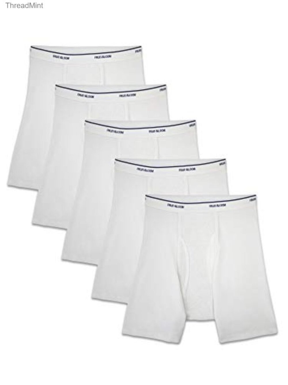 Men's No Ride Up Boxer Briefs Cotton Moisture Wicking Underwear